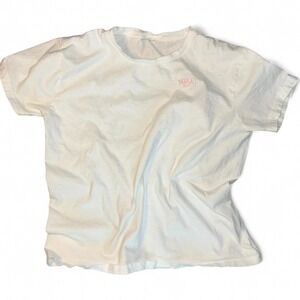 White Nike y2k baby tee